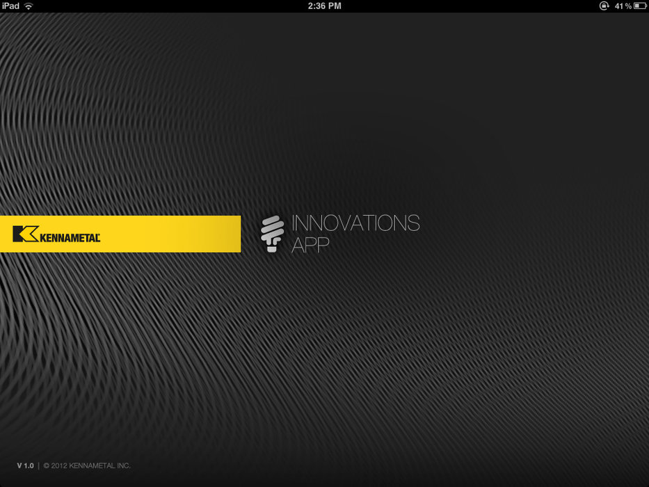 »케나메탈 이노베이션(Kennametal Innovations)» iPad® 애플리케이션 발표